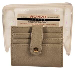 SCANSAFE RFID Protected CC Caddy 14 Card Slots NWT